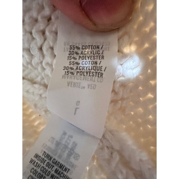 Aerie Fair Isle Knit Long Sweater Womens Large Multicolor Crew Neck Preppy Fall - Picture 8 of 13